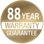 88 Year warranty guarantee